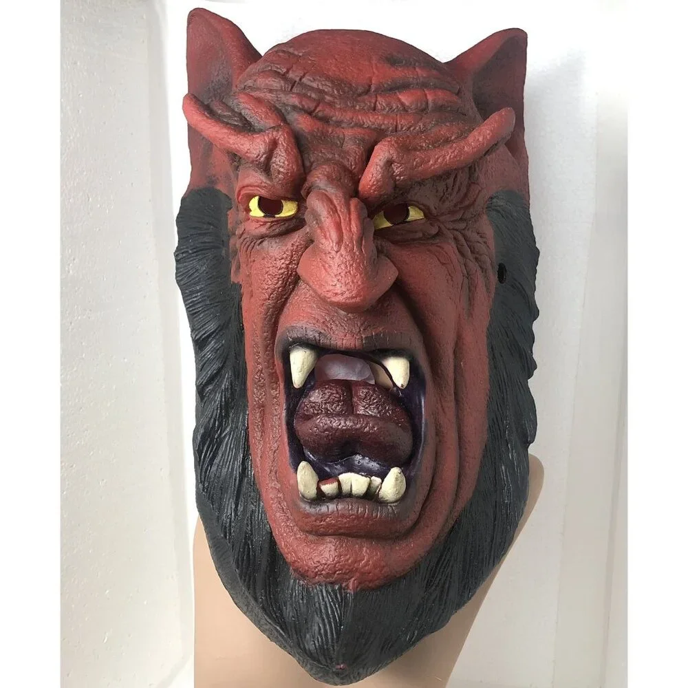 Halloween Mask The Paper Magic Group Bearded Devil Rubber